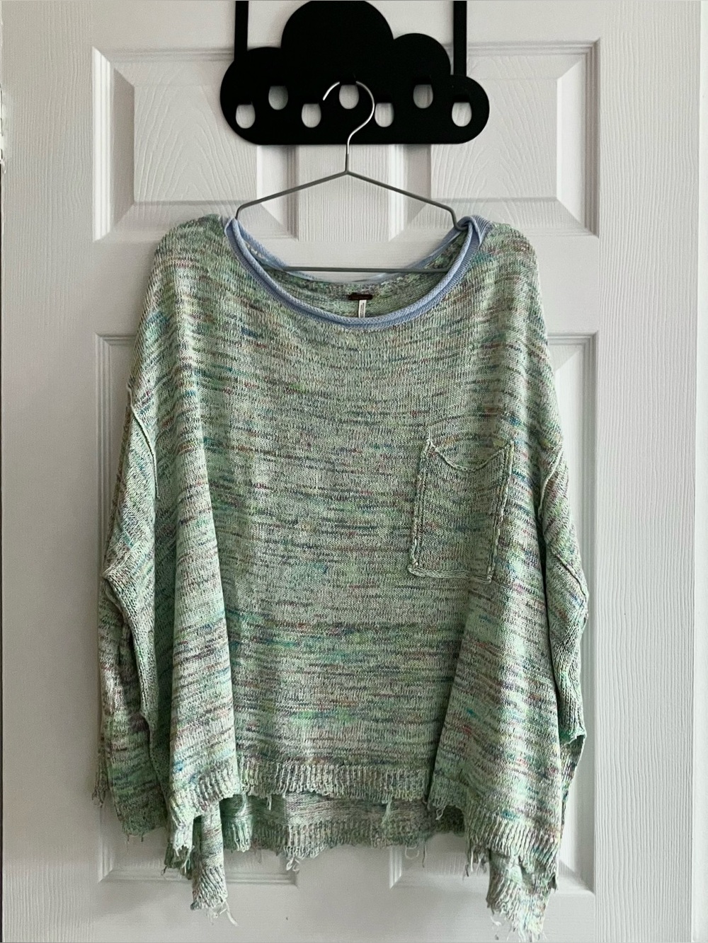 Free People Pastel Multi-Color Sweater